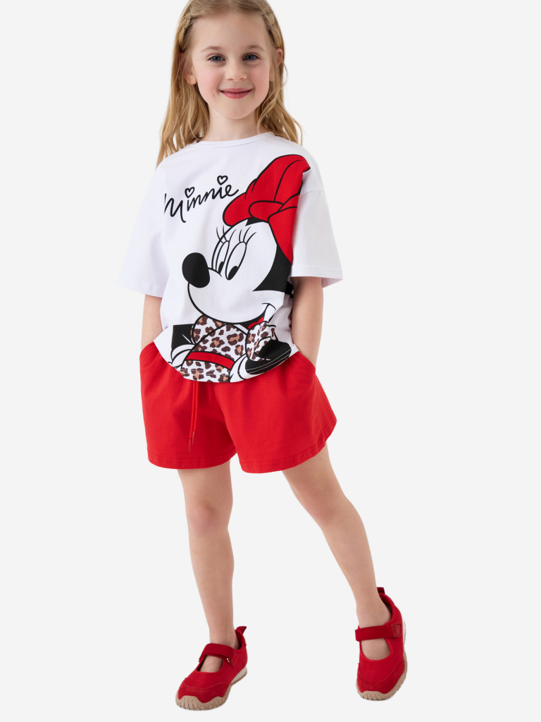 Комплект для девочек: футболка, шорты PlayToday