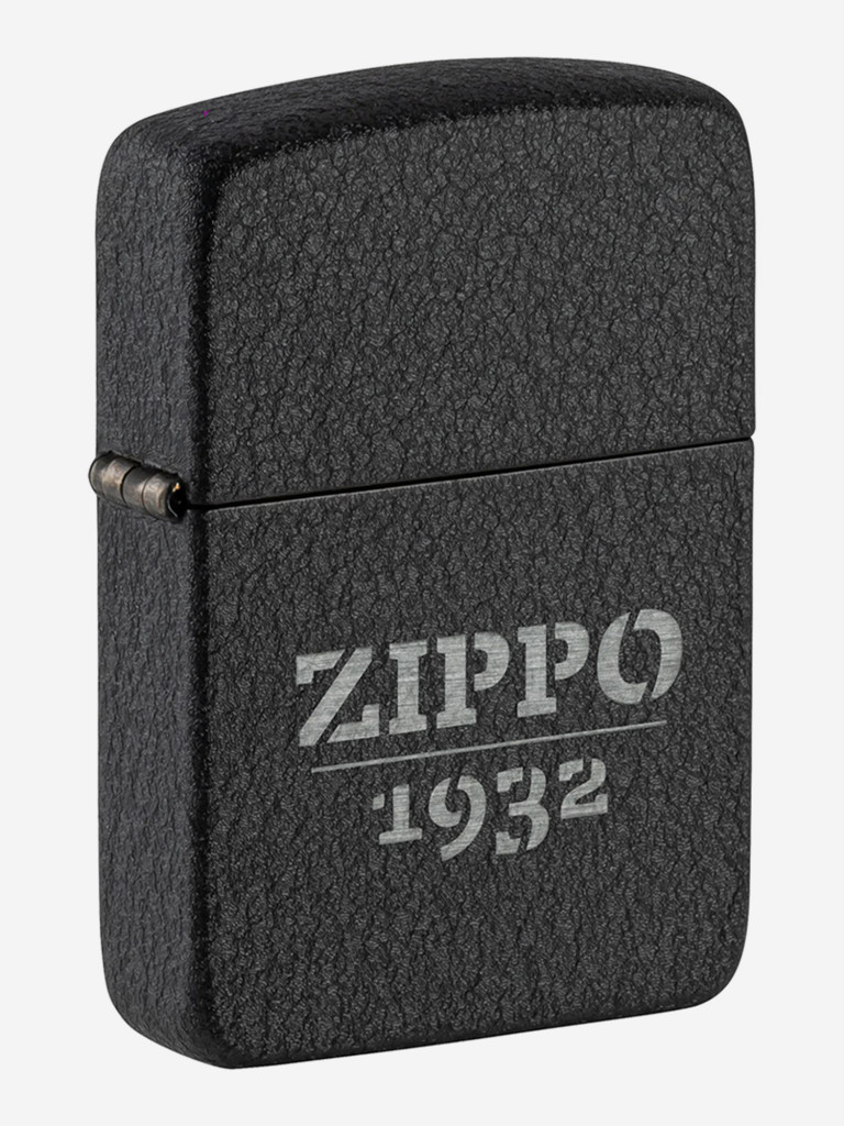 Зажигалка бензиновая ветроустойчивая Zippo 1941 Replica, Black Crackle
