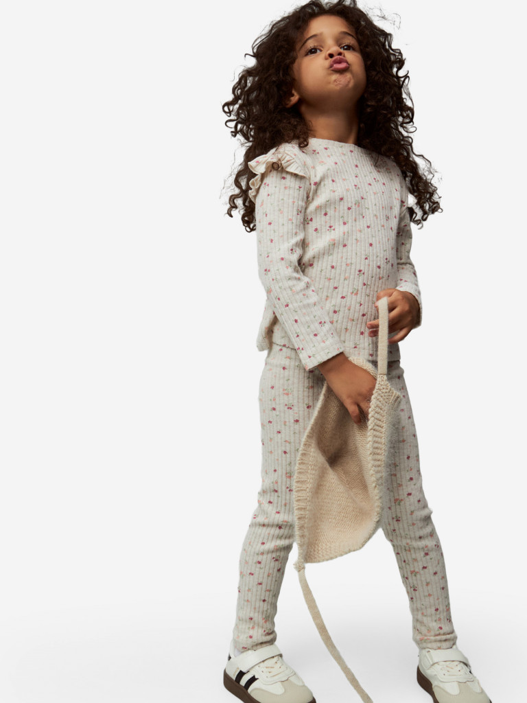 Легинсы из хлопка для девочек TOTTI KIDS