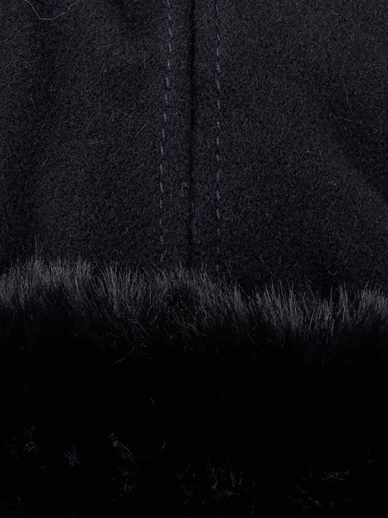 Шапка-ушанка STETSON 9290101 BOMBER CAP WOOL/CASHMERE (синий)