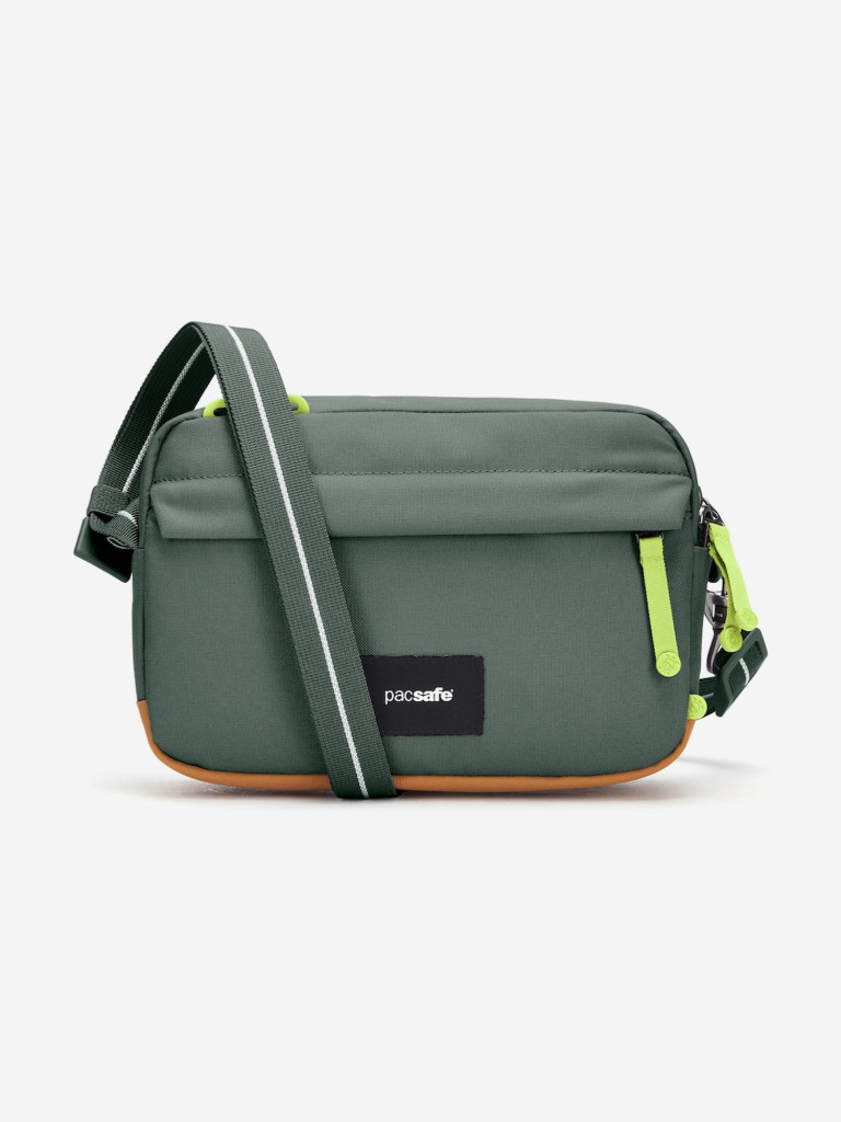 Сумка антивор Pacsafe GO crossbody, Spruce Green, 2,5 л.