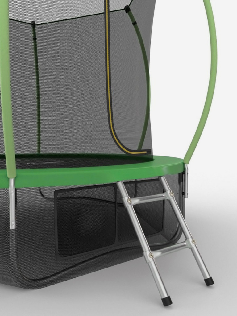 Батут каркасный EVO JUMP Internal 8ft + нижняя защитная сеть, диаметр 244 см