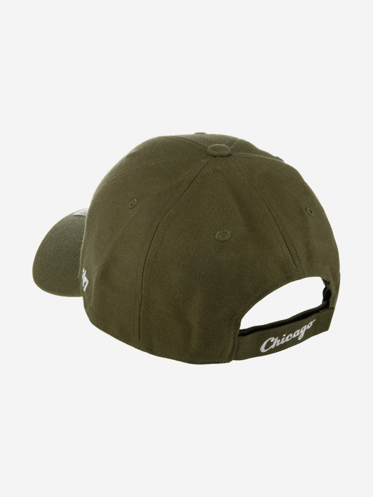 Бейсболка 47 BRAND B-MVP06WBP-SW Chicago White Sox MLB (оливковый)