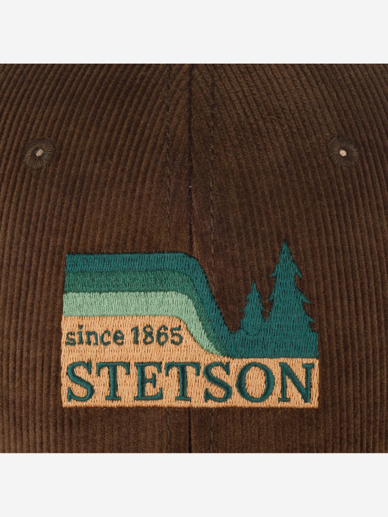 Бейсболка STETSON 7721173 BASEBALL CAP WOODS (коричневый)