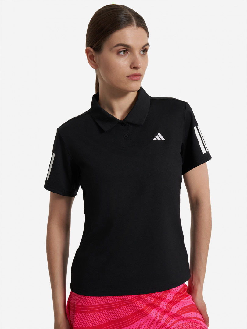 фото Поло женское adidas club polo, черный