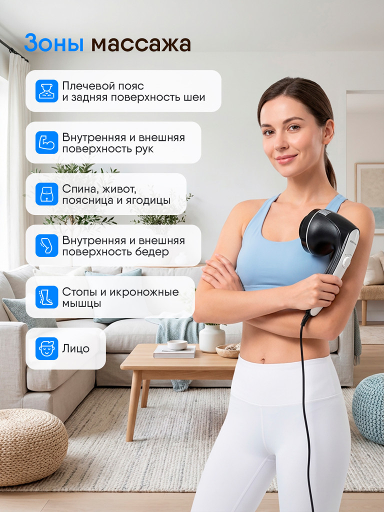 Массажер ручной Ergonova Cellemon