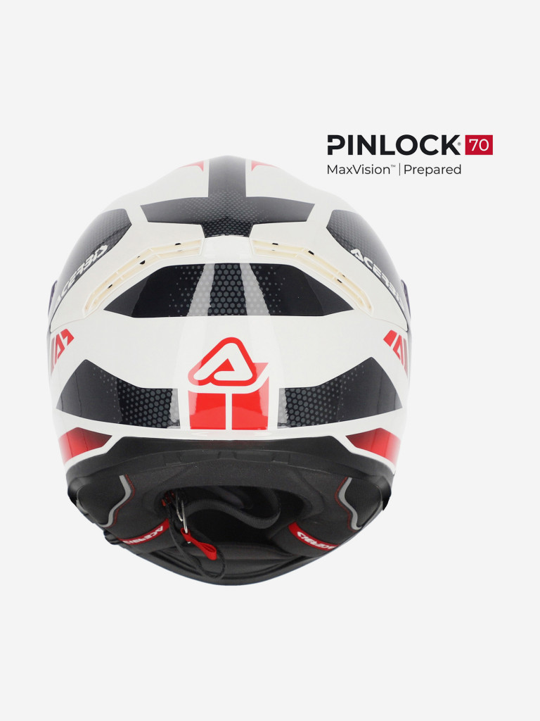 Мотошлем Интеграл Acerbis KRAPON 22-06 White/Red