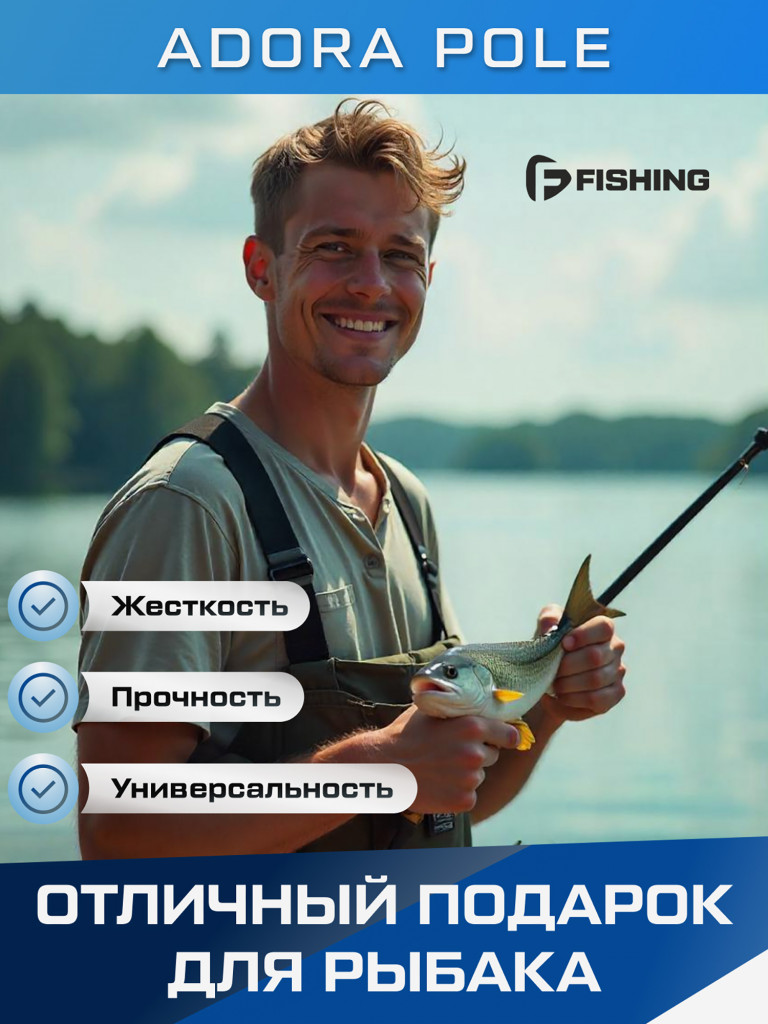 F-FISHING Удилище маховое теле б/к Adora Pole 5м