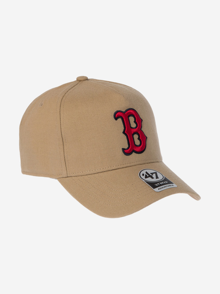 Бейсболка 47 BRAND B-REPDT02WBP-KH Boston Red Sox MLB (бежевый)
