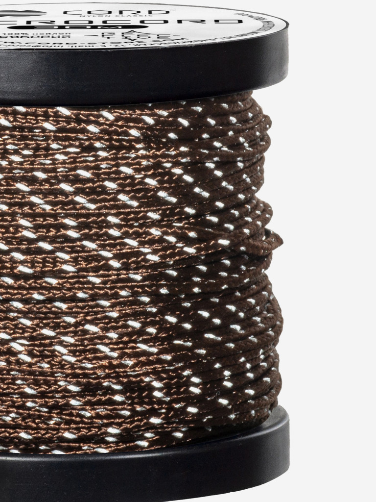 Микрокорд CORD катушка 30м светоотражающий (brown)