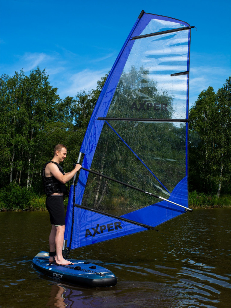 Надувная двухслойная SUP доска AXPER WindSup Space 10'7" (под парус)