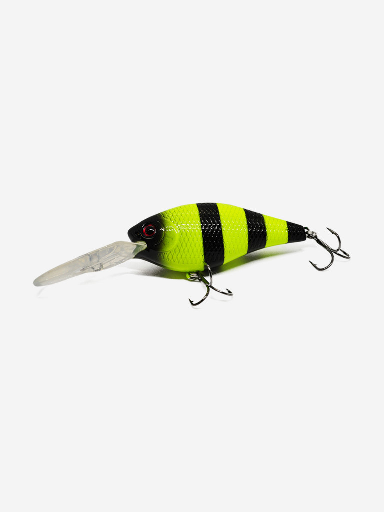 Воблер Mottomo Deep Wrestler 70F 17,5g Chartreuse Black