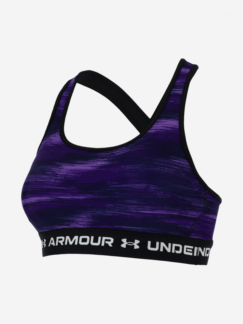 фото Спортивный топ бра under armour, фиолетовый