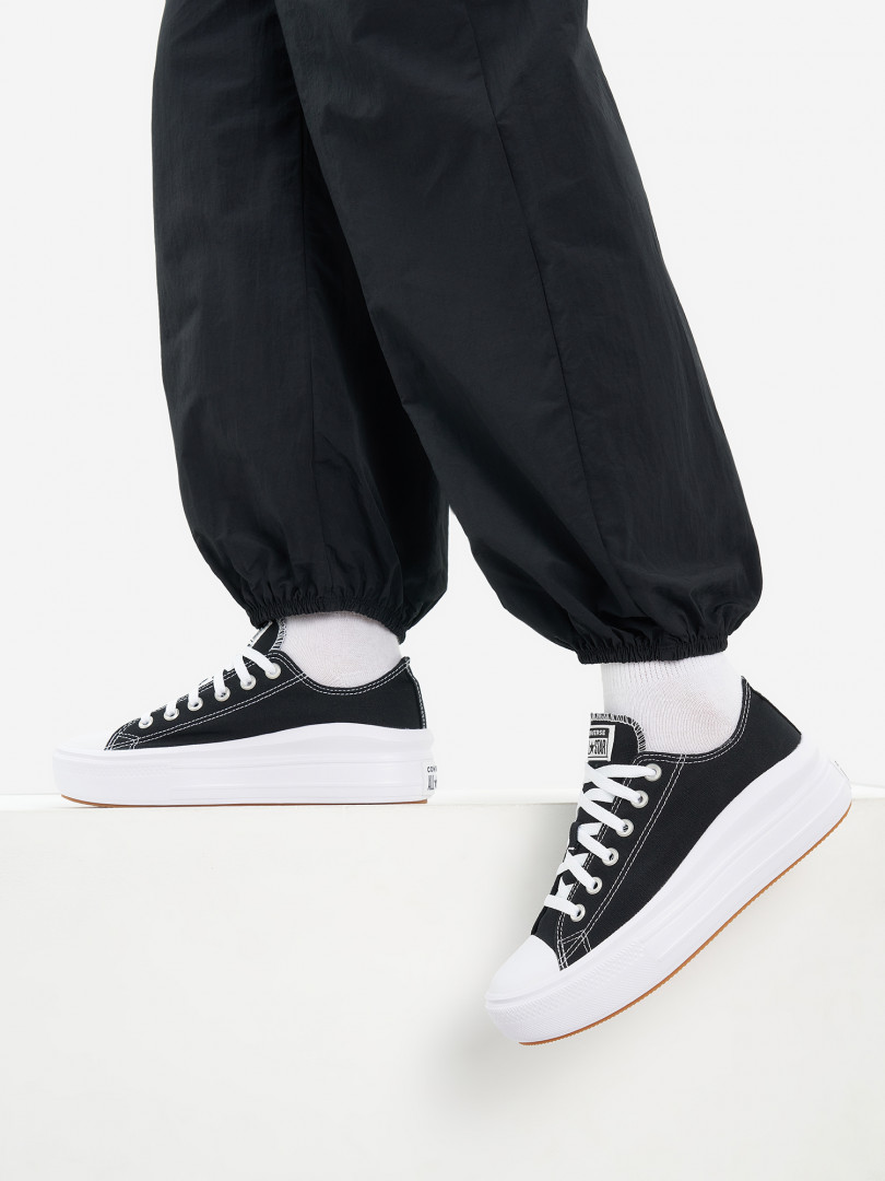 фото Кеды женские converse chuck taylor all star move, черный