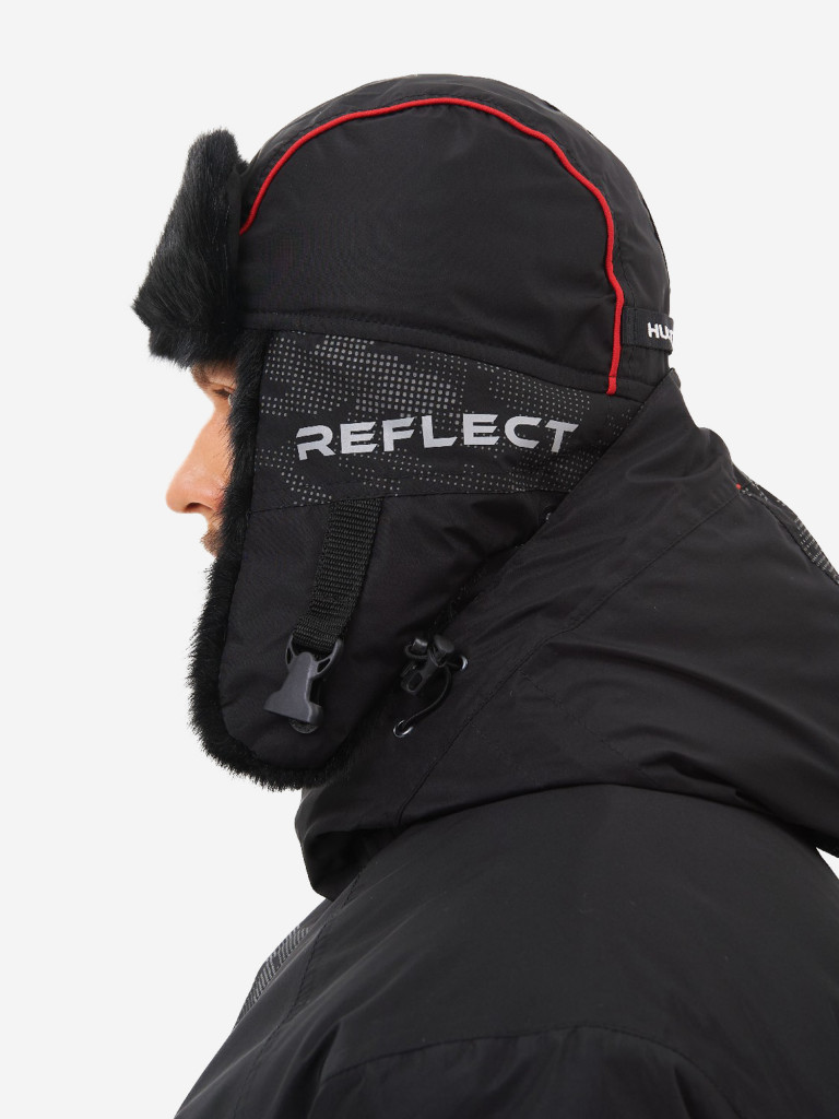 Шапка-ушанка зимняя мужская Huntsman Reflect Reflex Membrane