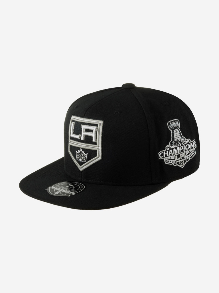 Бейсболка с прямым козырьком MITCHELL NESS 6HSFLR22464-LAKBLCK Los Angeles Kings NHL (черный)