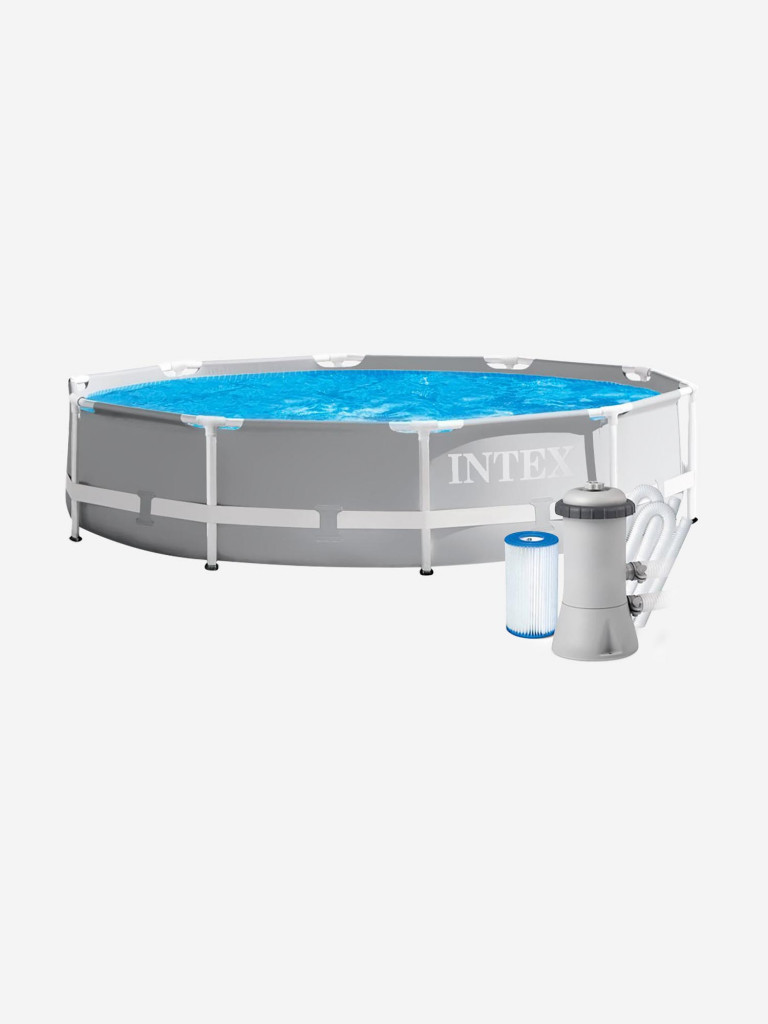 Бассейн Intex 26702 каркасный Prism Frame305x76 см, объем 4485 л с фильтр-насосом 1250 л/ч