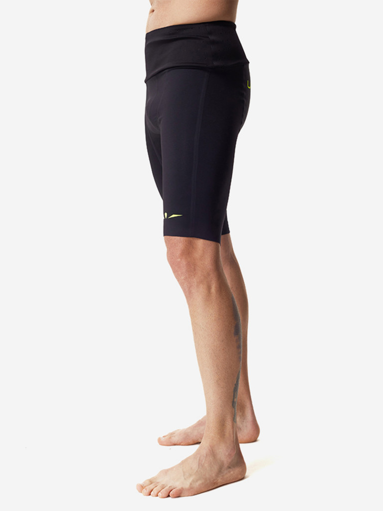 Тайтсы короткие мужские UGLOW, черный