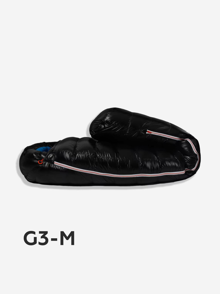Спальный мешок AEGISMAX G3, пуховый, -15, размер M, черный