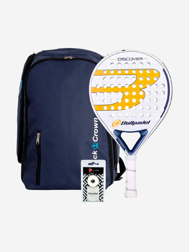 Ракетка BULLPADEL DISCOVER Ctrl Black Crown Navy