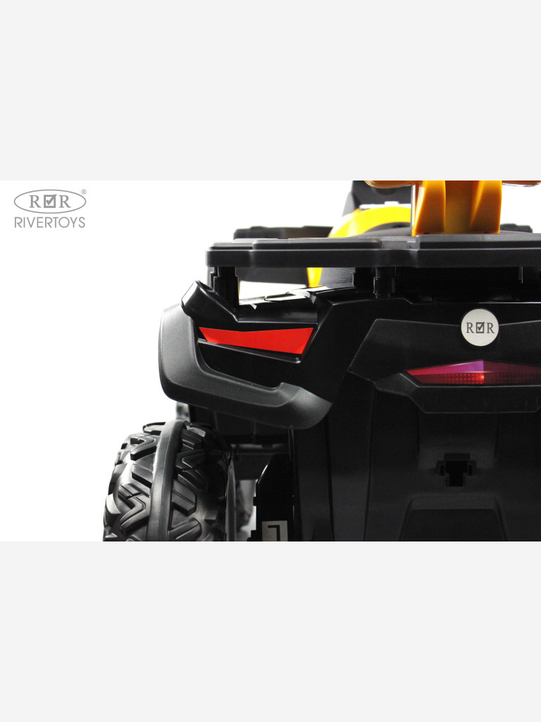 Детский электроквадроцикл RIVERTOYS T001TT 4WD желтый