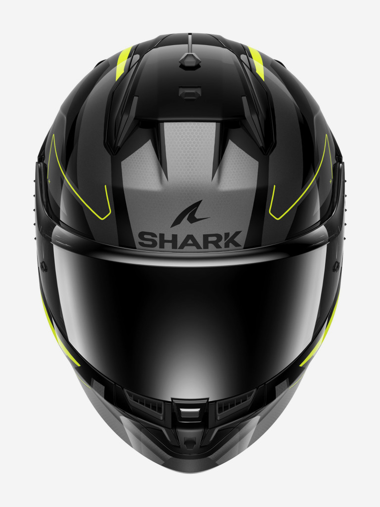Мотошлем интеграл Shark D-SKWAL 3 SIZLER Black/Anthracite/Yellow