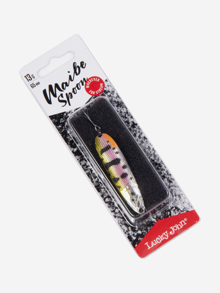 Блесна колеблющаяся Lucky John MAIBE SPOON, длина 65мм, вес 013.0г