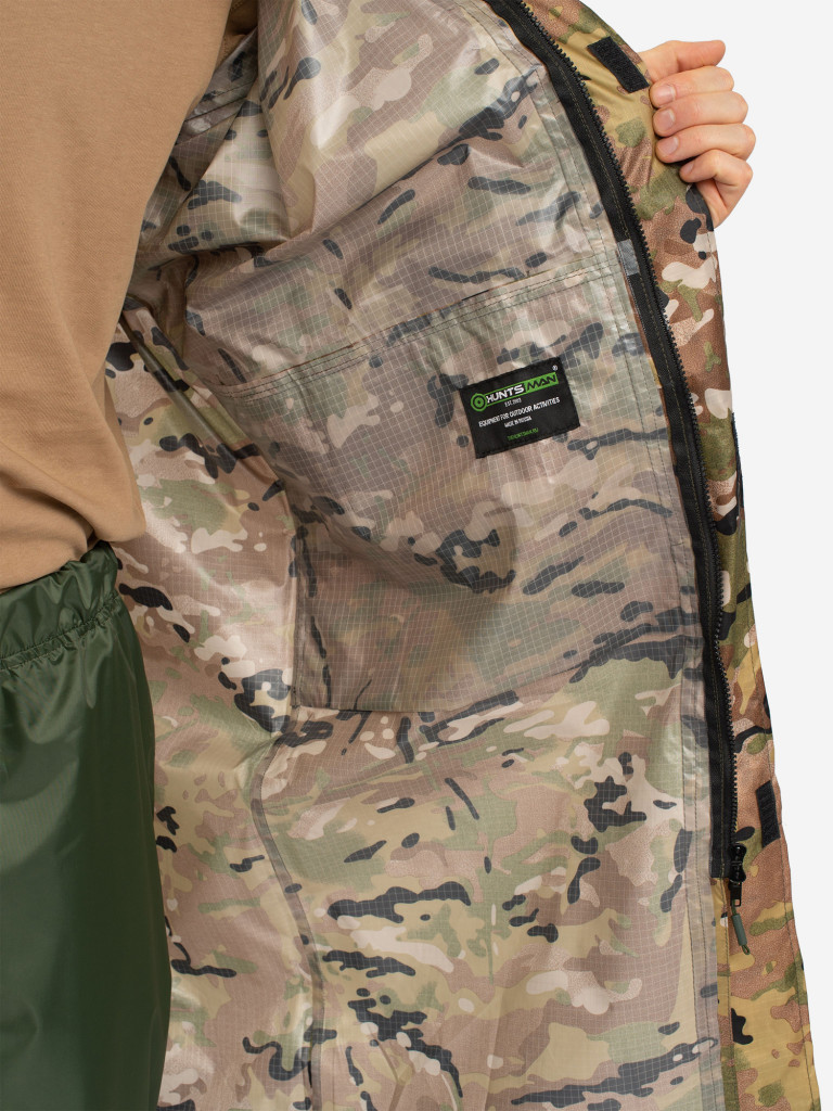 Плащ мужской Huntsman ВВЗ для рыбалки и охоты, ткань таффета 3000 мм вод.ст.