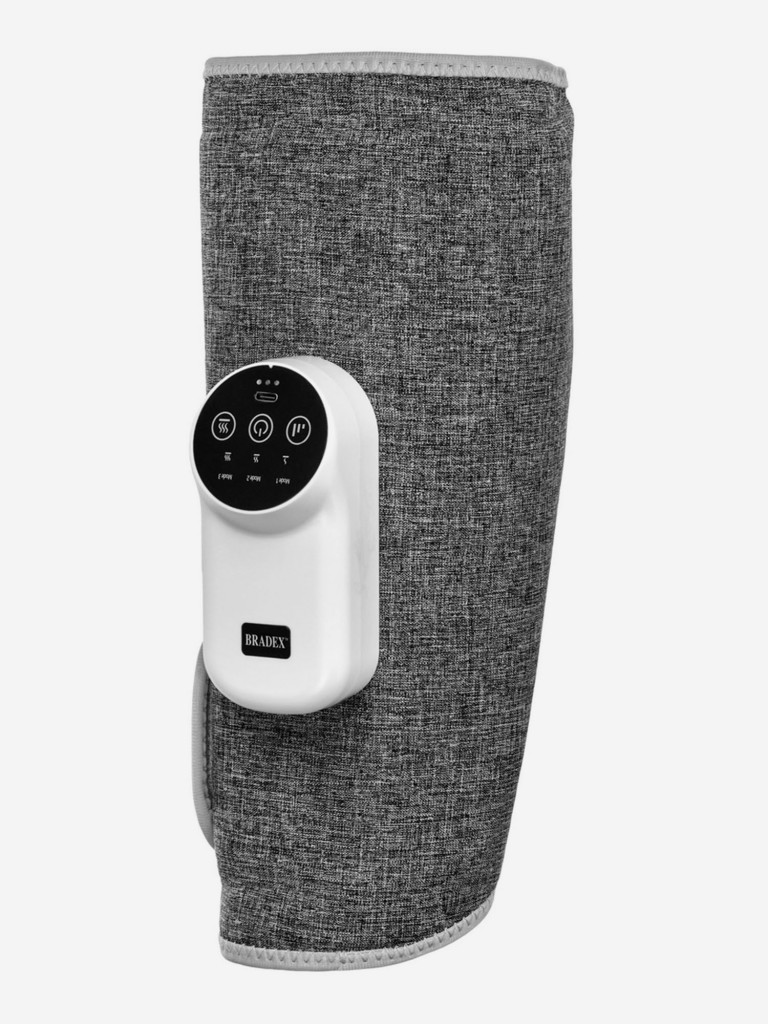 Массажер лимфодренажный для икр и предплечий беспроводной Серый цвет ...