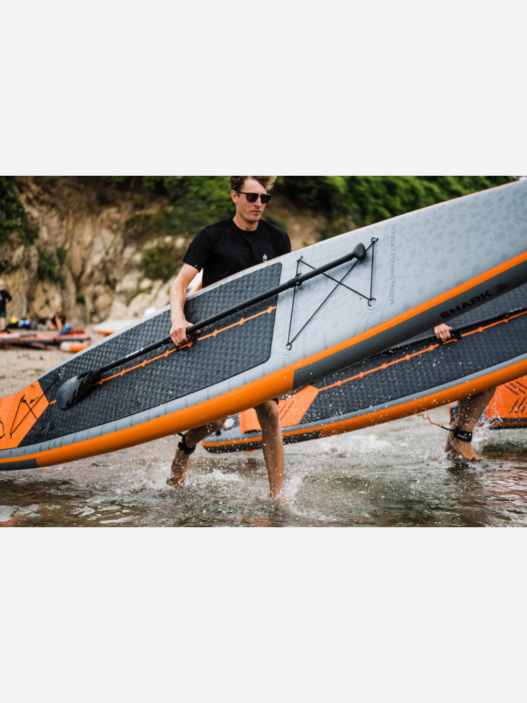 Сапборд надувной двухслойный Shark Touring PRO 14x29, 427x73x15 см