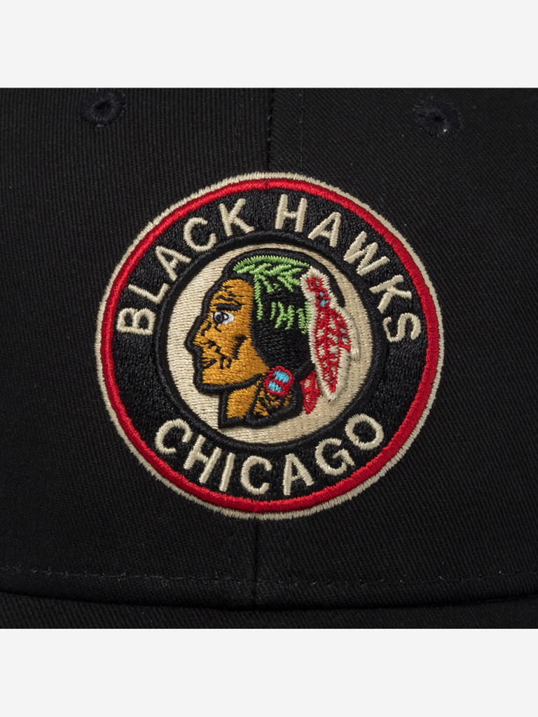 Бейсболка MITCHELL NESS EU1053-CHIBLA-BLK Chicago Blackhawks NHL