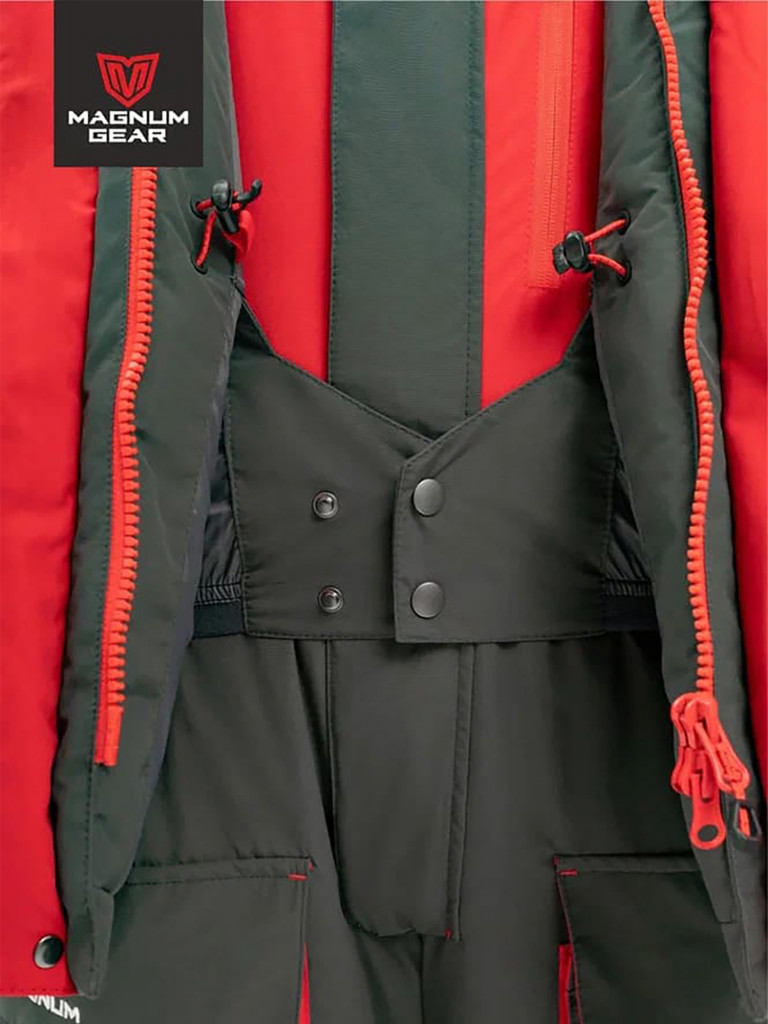 Костюм для рыбалки мужской MAGNUM GEAR TITAN 2 -45° С красный/графит