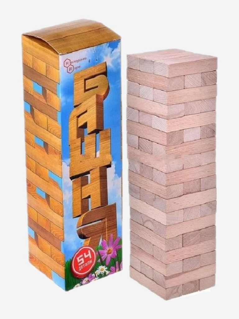 Игра настольная "Башня", Нескучные игры, Дженга