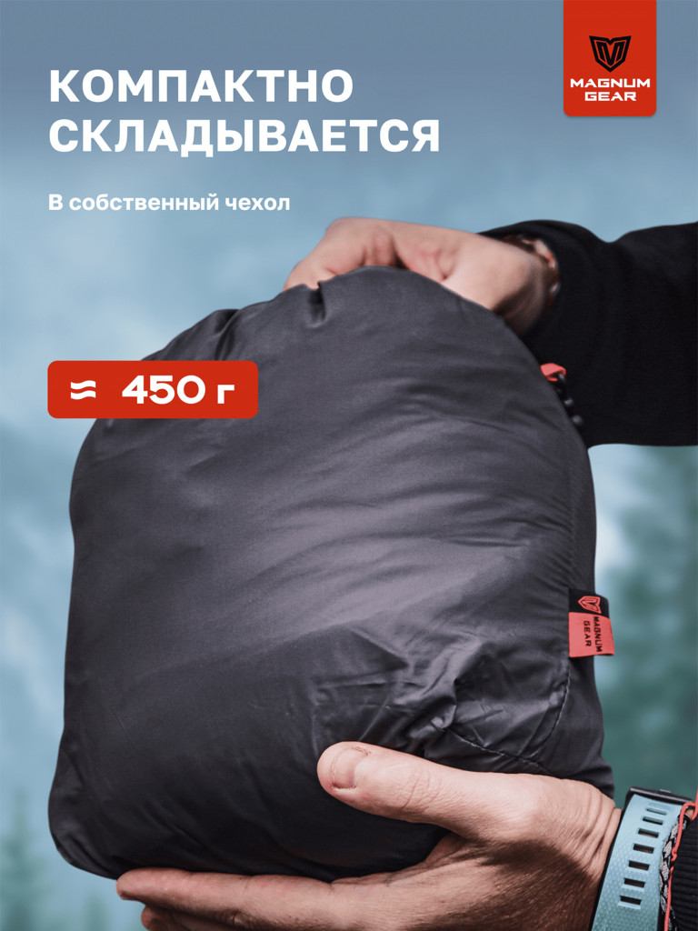 Куртка для рыбалки мужская MAGNUM GEAR RADIATOR HOODY синий