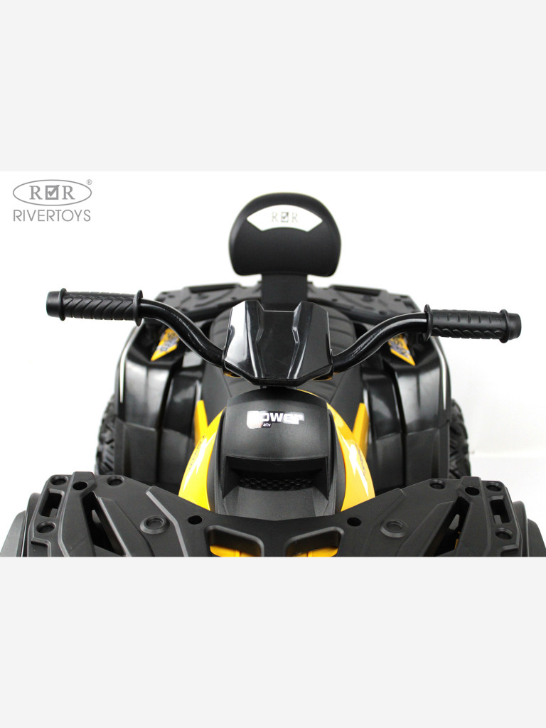 Детский электроквадроцикл RIVERTOYS T001TT 4WD желтый