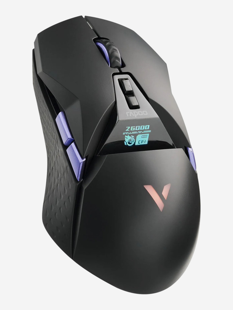 RAPOO Игровая мышь проводная/беспроводная VT950PRO-BLK, цвет - черный (12126)