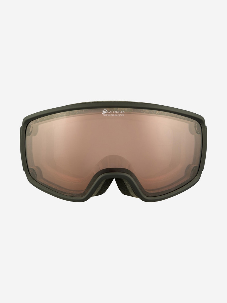Горнолыжные очки Alpina Double Jack Mag Q Black Matt/Q S1 + Mirror Black S3 Sph. с доп. линзой