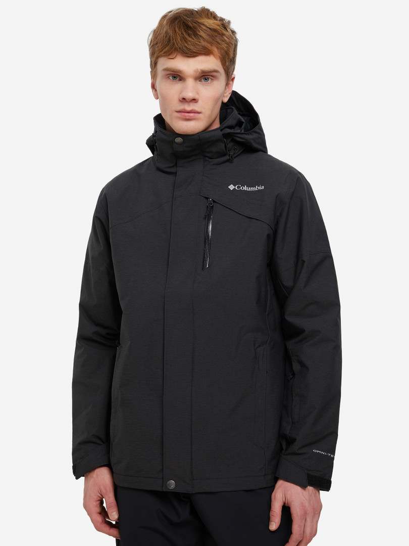 фото Куртка утепленная мужская columbia last tracks jacket, черный