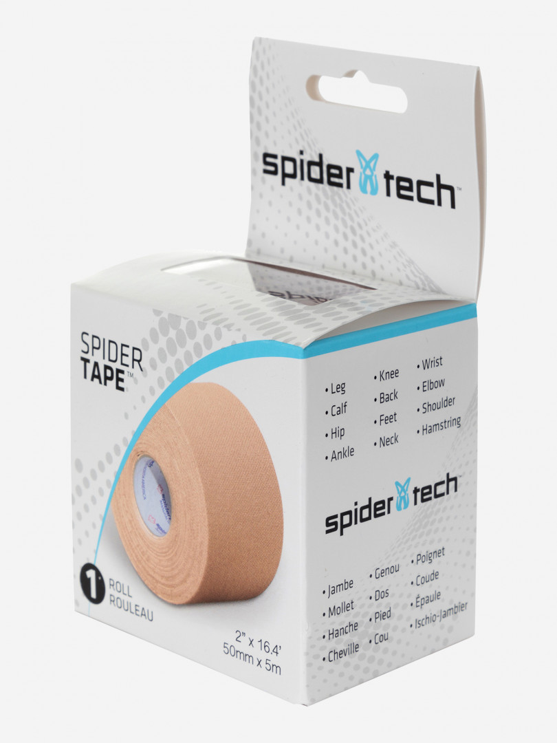 фото Тейп spidertech, 5 см х 5 м, бежевый