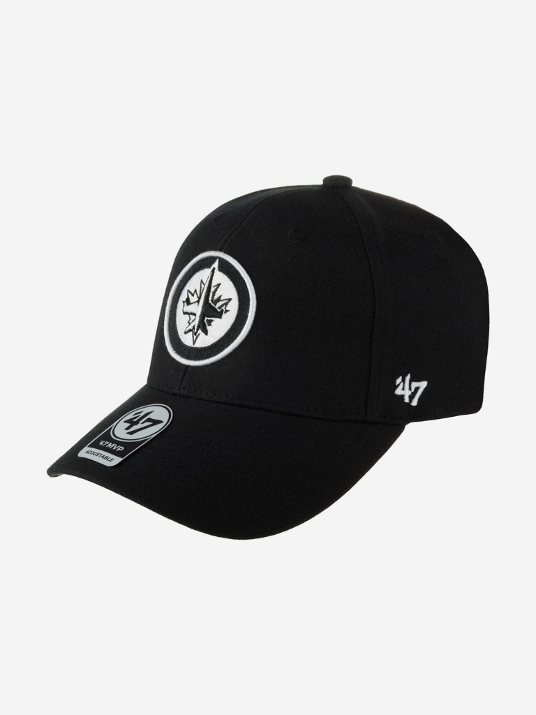 Бейсболка 47 BRAND H-MVP47WBV-BKW Winnipeg Jets NHL (черный)