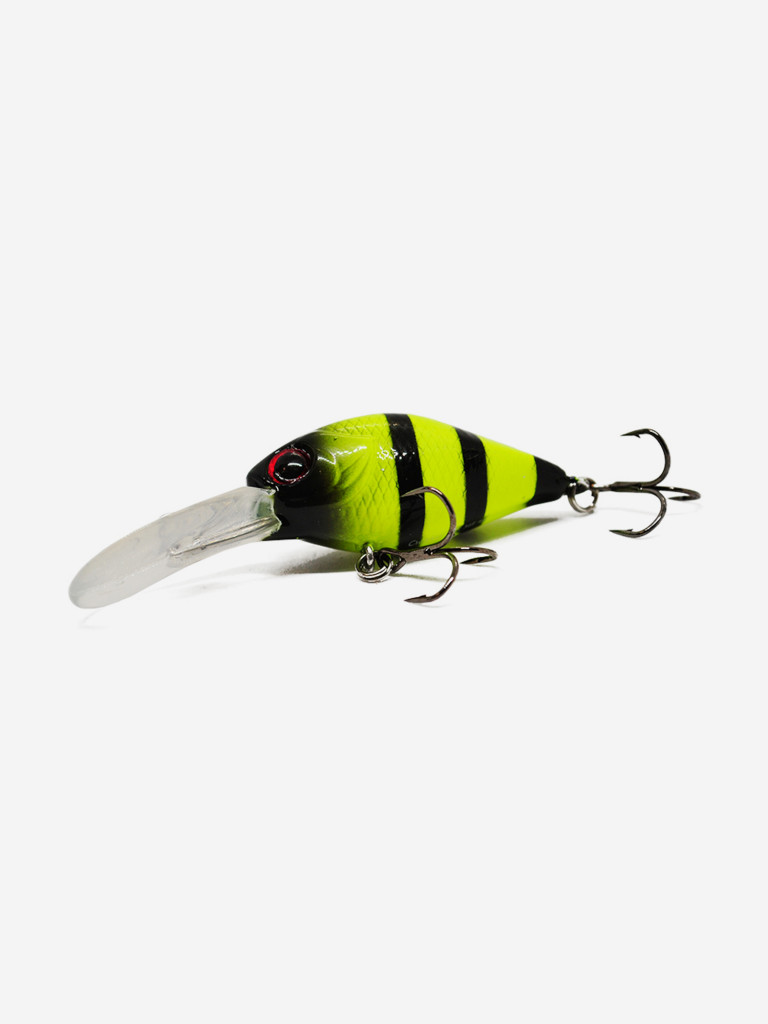 Воблер Mottomo Chubber DR 36F 4g Chartreuse Black