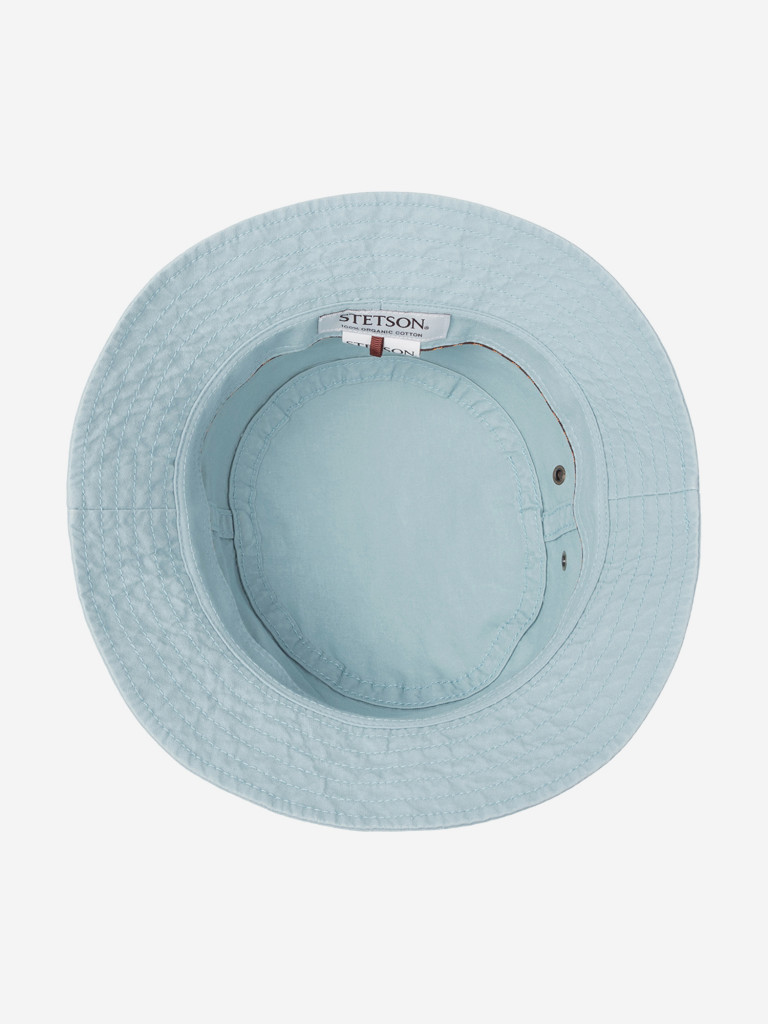 Панама STETSON 1811101 BUCKET DELAVE ORGANIC COTTON (голубой)