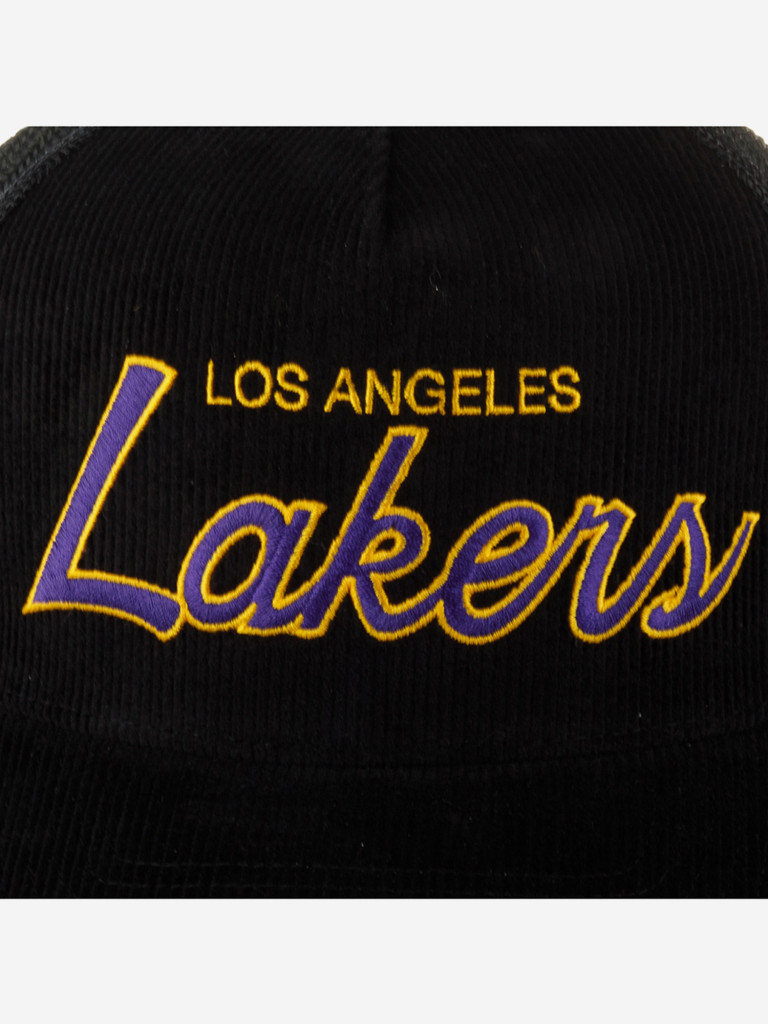Бейсболка с сеточкой MITCHELL NESS HHSS6002-LALYYPPPBLCK Los Angeles Lakers NBA