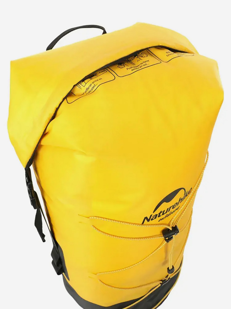 Герморюкзак Naturehike TB03-shimmer-TPU, 40л, желтый