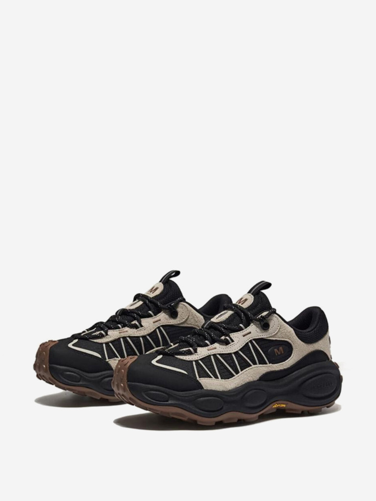 Кроссовки Merrell HYDRO NEXT Cushioning, Slip Resistant, Abrasion Resistant Grip Low Top Hiking Shoes Unisex Black Khaki