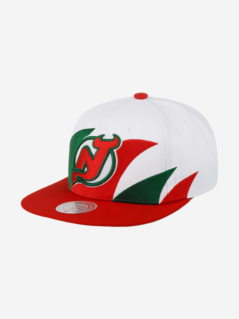 Бейсболка с прямым козырьком MITCHELL NESS 6HSSSH22088-NJDWHIT New Jersey Devils NHL (белый)