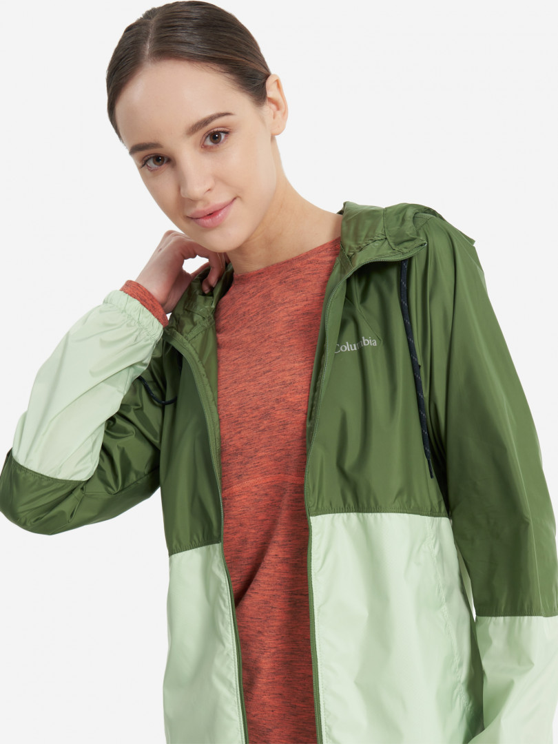 Ветровка женская Columbia Flash Forward Windbreaker, Зеленый