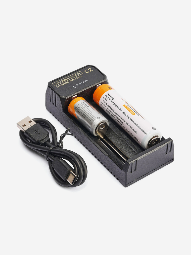 Зарядное устройство SKYWOODS для аккумуляторов 18650 - 26650