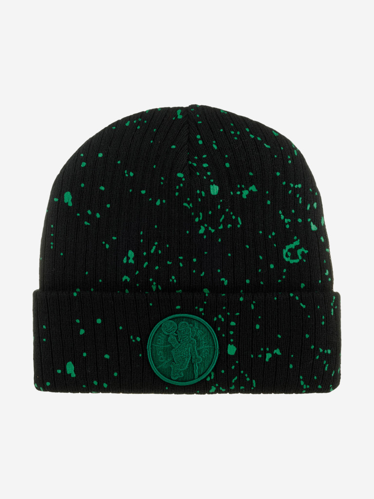 Шапка с отворотом MITCHELL NESS HCFK5815-BCEYYPPPBLCK Boston Celtics NBA (черный)