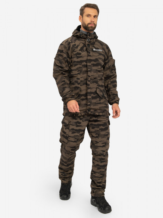 Костюм мужской Huntsman Горка-3 демисезонный ветровлагозащитный из смесовой ткани рипстоп для охоты и рыбалки